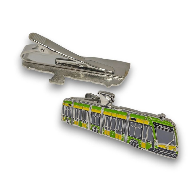 Kravatová spona tramvaj Solaris Tramino S105p Poznaň