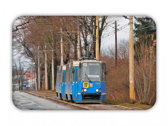 Magnet: tram Konstal 105Na Wroclaw