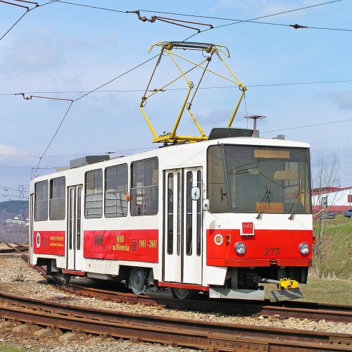 Tácek - tramvaj ČKD Tatra T5B6