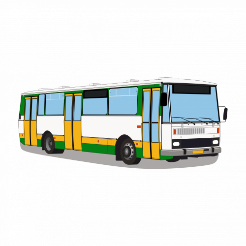 Grafika - autóbusz Karosa B732 Liberec