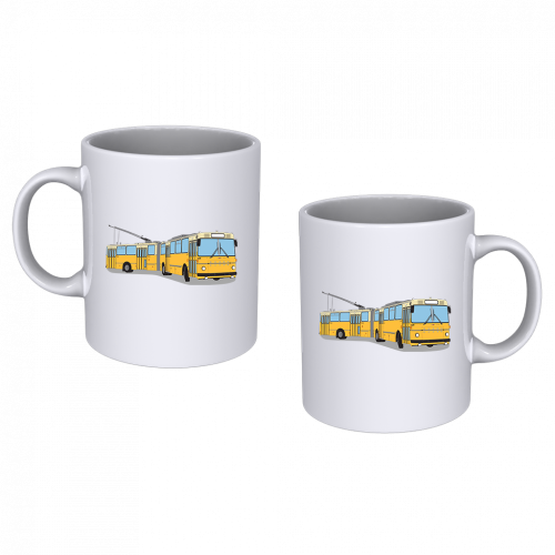 Grafika - trolejbus Škoda-Sanos 200Tr