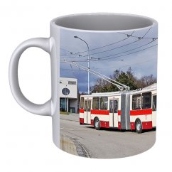 Hrnek - trolejbus Škoda 15Tr Brno