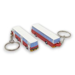 Přívěšek na klíče autobus Ikarus 260 - červený