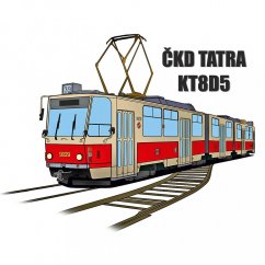 Triko - tramvaj ČKD Tatra KT8D5