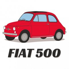 Koszulka - Fiat 500
