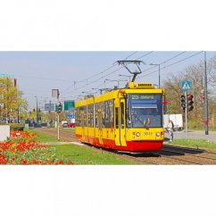 Tasse - Straßenbahn Konstal 116Na in Warschau