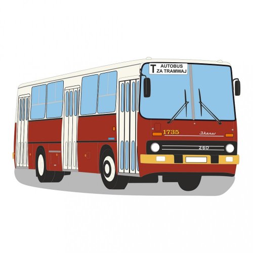 Triko - autobus Ikarus 260 Poznaň