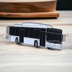 Tie clip bus Man Lion's City - white