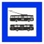 Kissen - Haltestellenschild - Bus und Oberleitungsbus