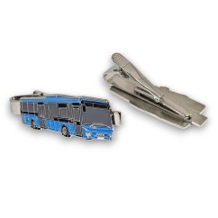 Kravatová spona autobus Iveco Crossway LE 12M - modrý