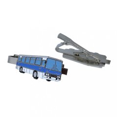 Krawattenklammer Bus Ikarus 255 - Blau