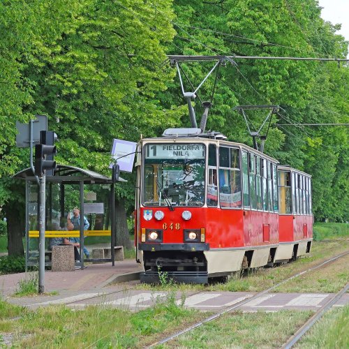 Untersetzer - Straßenbahn Konstal 105Na Czestochowa