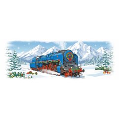Plecháček - lokomotiva 498.022 Albatros - vánoční motiv