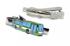 Tie clip trolleybus Škoda 14Tr - Plzeň