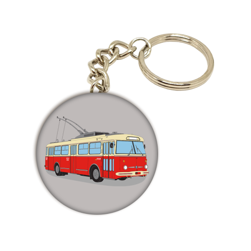 Grafika - trolejbus Škoda 9tr