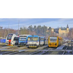 Mug - meeting of motor trains