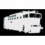 Sticker Locomotive 752 - 3D - Colour: White