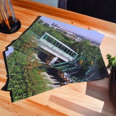 Postcard: Prague funicular