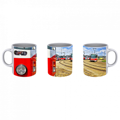 Tasse - Straßenbahn ČKD Tatra T6A5