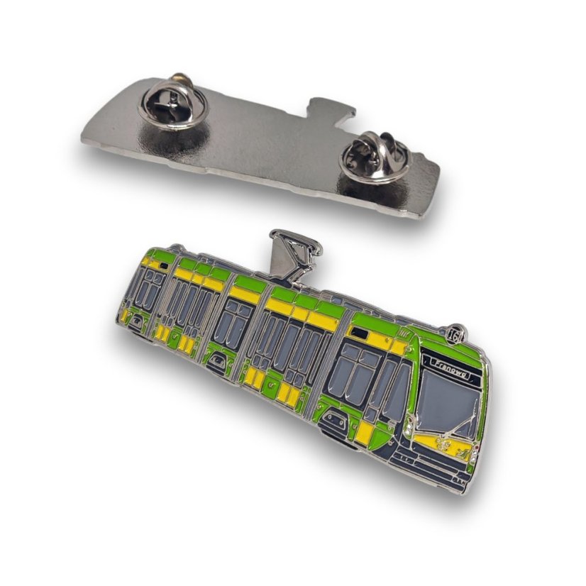 Kravatová spona tramvaj Solaris Tramino S105p Poznaň