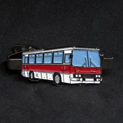Krawattenklammer Bus Ikarus 255 - Rot