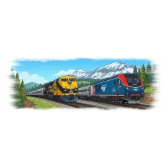 Kubek metalowy - pociągi Amtrak