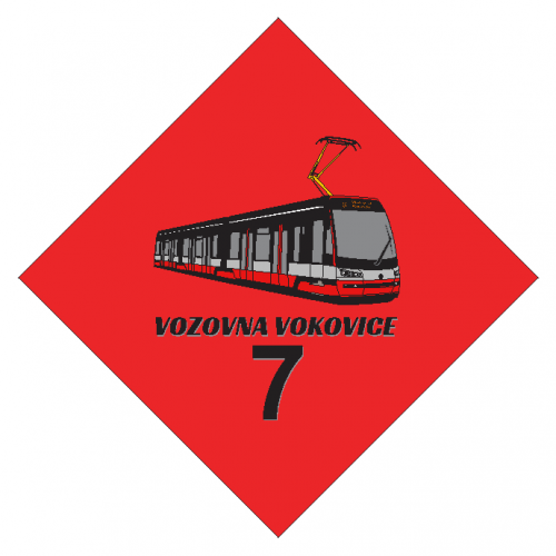 Window sign - Vokovice depot