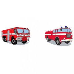 Mug - fire trucks