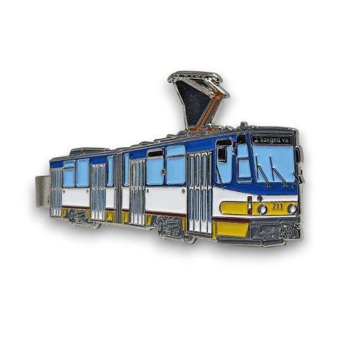 Spinka do krawata tramwaj ČKD Tatra KT4D Szeged