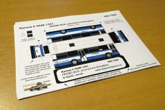 Vystřihovánka autobus Karosa C934E PROBO BUS Domažlice