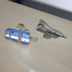 Tie clip tram ČKD Tatra T3SUCS Wroclaw