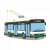Grafika - trolejbus Škoda 24Tr Plzeň