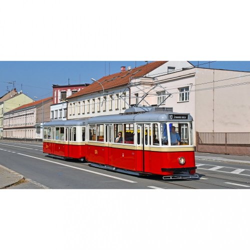 Tasse - Brünner historische Straßenbahn "Plecháč"