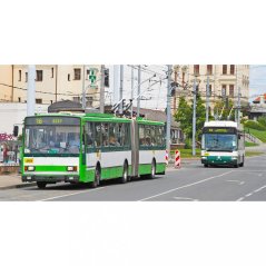 Bögre - Škoda 15Tr és 24Tr Plzeň trolibuszok