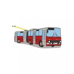 Bögre - trolibusz Ikarus 280T Budapest