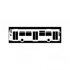 Aufkleber Irisbus Citybus 12M - Breite 15 cm