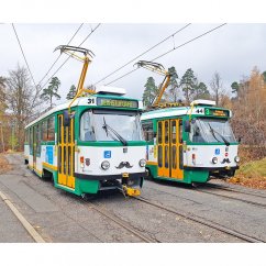 Podložka pod myš - tramvaje T3R.PLF a T3R.SLF v Liberci